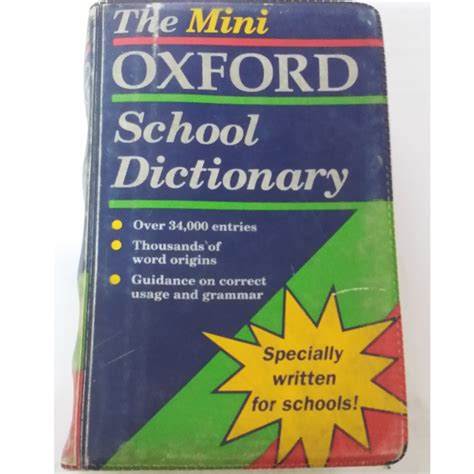 Oxford Mini School Dictionary Hobbies And Toys Books And Magazines