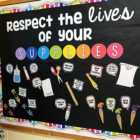 Another Bulletin Board The Fun Respect The Lives Of Your Supplies