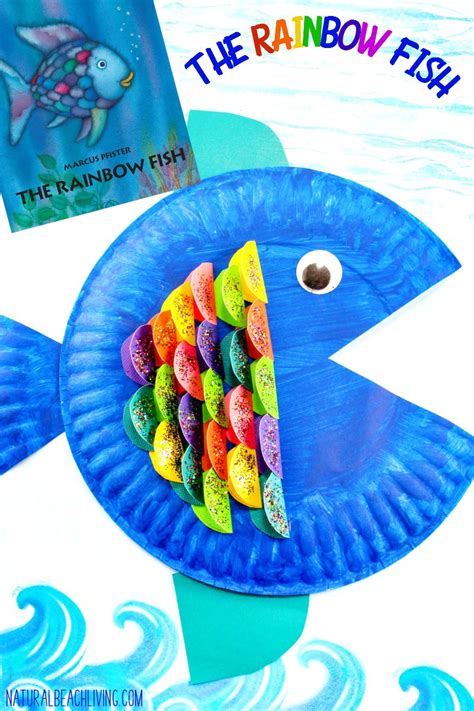 Super Cute Paper Plate Fish Craft For Kids Natural Beach