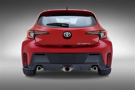 2023 Toyota Gr Corolla Cgi Has Wider Tuning Way Forward Normal Exhaust