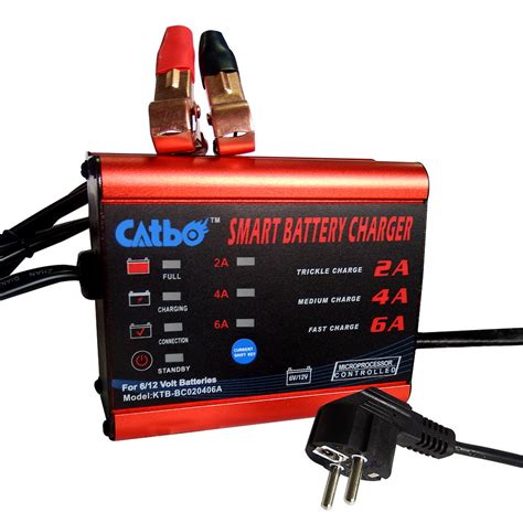 Catbo Car Motorcycle Battery Charger 6v12v All Intelligent Auto High