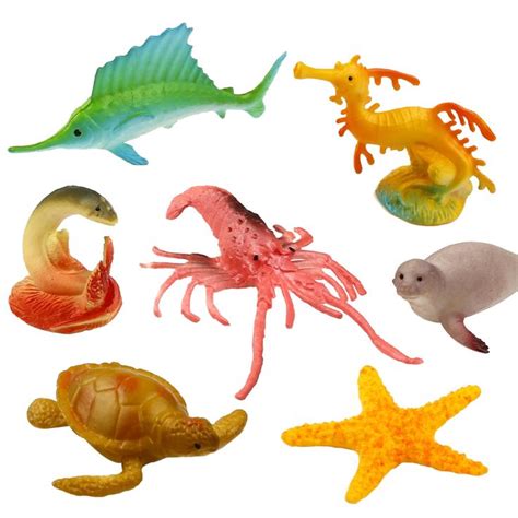 Ocean Sea Animals 78 Piece Mini Sea Life Creatures Toys Set Valefortoy