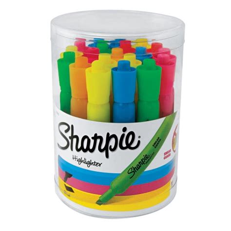 Sharpie Accent Tank Style Highlighters Assorted Colors Pack Of 20