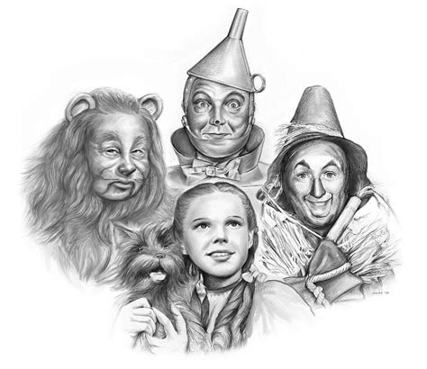 Wizard Of Oz Drawing By Greg Joens Fine Art America