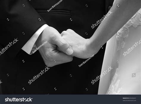 Bride And Groom Showing Affection Stock Photo 85209241 Shutterstock