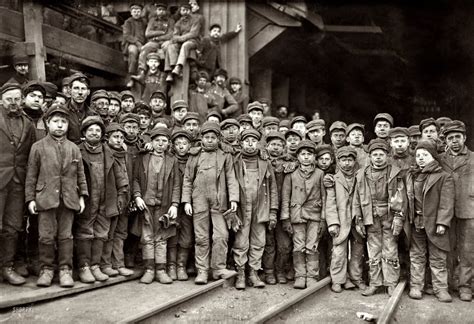 Boys Working In A Coal Mine Pittston Pennsylvania January 1911