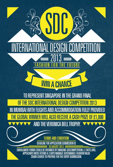 Sdc International Design Competition Flyer Design Contest Brief 156376