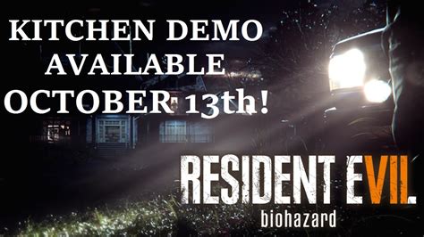 Resident Evil 7 Kitchen Demo Available For Playstation Vr October 13th