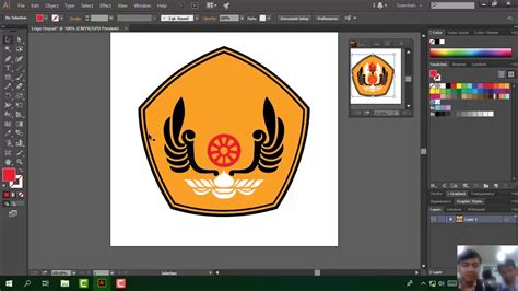 Tutorial Membuat Logo Universitas Padjadjaran Unpad Menggunakan Adobe