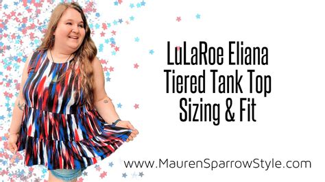 lularoe eliana sizing fit and feel of this new tiered ruffle tank top especially for plus size