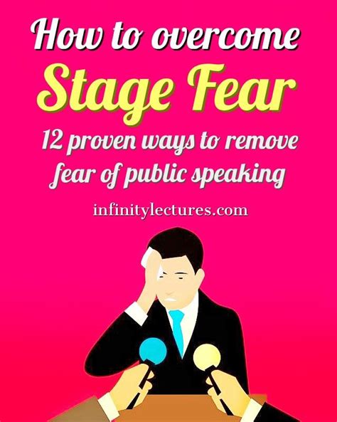 How To Remove Stage Fear Public Speaking Overcoming Fear Overcoming