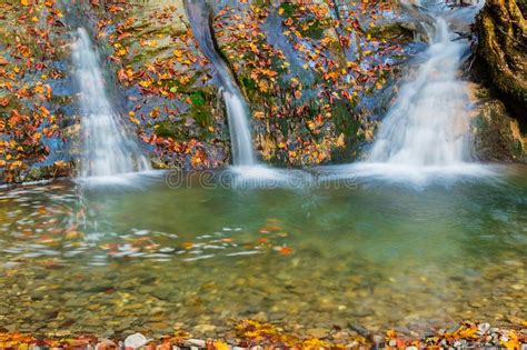 Waterfall Of Bezumenka River Sochi Russia Stock Photo Image Of