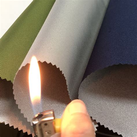 Size 115 Meter 600d Dty Uv Silver Oxford Waterproof Fabric Flame
