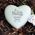 Personalised In Loving Memory Heart Memorial Stone - Just The Right Gift