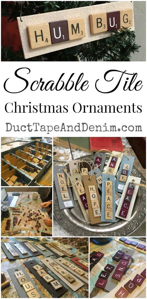 How To Make Scrabble Christmas Ornaments Scrabble Christmas Scrabble