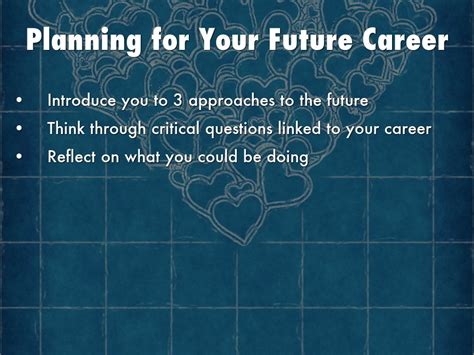 Planning For Your Future Career