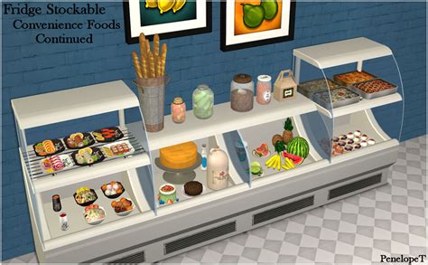 Mod The Sims Fridge Stockable Convenience Foods Continued