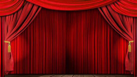 Red Curtains Stock Footage Video Shutterstock