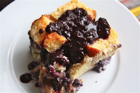 Blueberry Bread Pudding With Blueberry Sauce Dishing Up Vermont