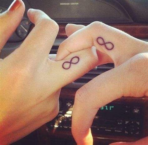 Finger Tattoo For Couples Infinity Couple Tattoos Couple Tattoos Love Matching Best Friend