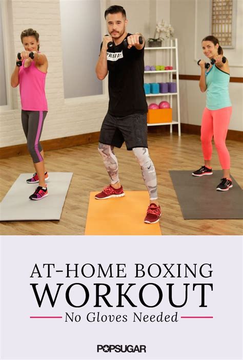 This At Home Boxing Workout Is A Knockout Home Boxing Workout Boxing