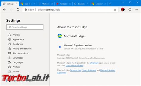 Disponibile Ora Microsoft Edge Basato Su Chromium Preview Turbolabit