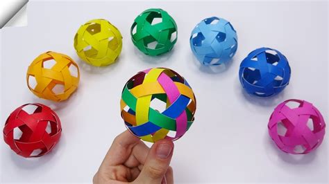 Paper Ball Easy Paper Crafts Youtube