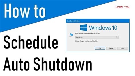 How To Schedule Automatic Shutdown In Windows 10 Easily How Tos 27846 Hot Sex Picture