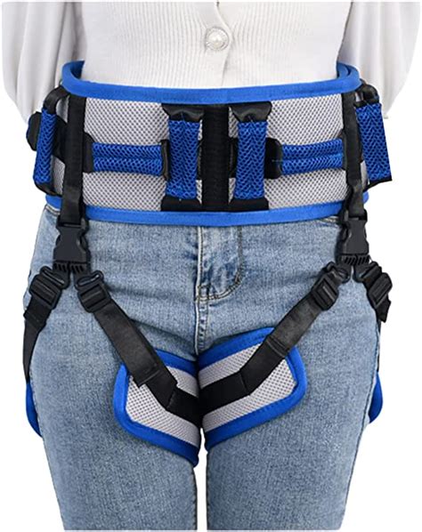 Dls Professional Transfer Gait Belt For Walking With 10 Handles And Leg