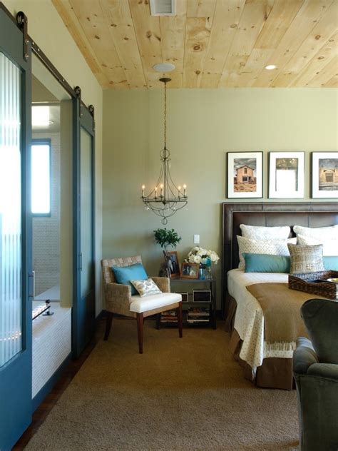 Saybrook sage | bedroom paint colors, sage green walls. Southwestern-Inspired Bedroom With Sage Green Walls | HGTV