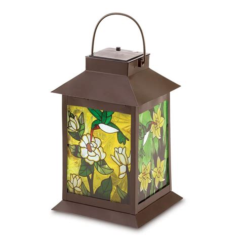 7.8 x 7.8 x 7.8 inches powered source: Solar Powered Floral Lantern Wholesale at Koehler Home Decor