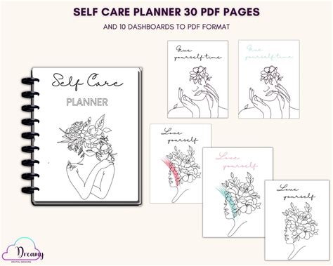 Self Care Planner Self Care Journal Gratitude Journalself Etsy