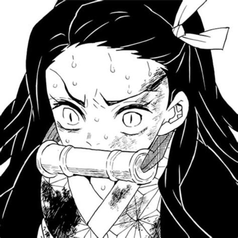 Mangaterial Anime Nezuko Manga Black And White Anime Manga