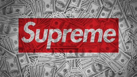 Supreme Logo Currency Background Hd Supreme Wallpapers Hd Wallpapers