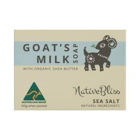 Goats Milk Soap Sea Salt 100g Nativebliss Australia Goat Milk Soap