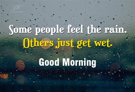 Good Morning Feel The Rain Premium Wishes