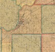 Tippecanoe County Indiana 1866 Old Wall Map Reprint With - Etsy