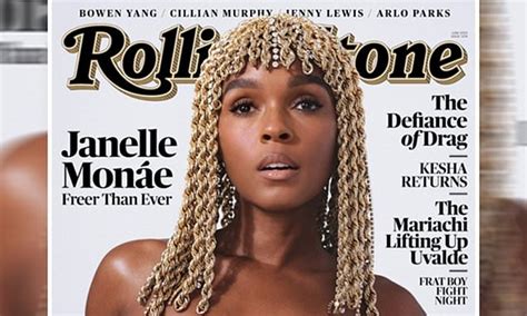 Janelle Monae Goes Topless On Cover Of Rolling Stone To Promotes Her New Album The Age Of Pleasure