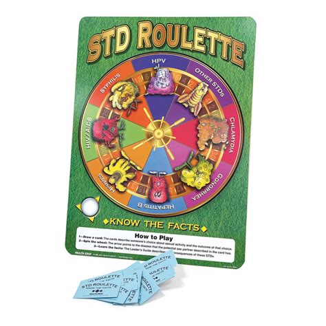 Std Roulette Game For Health Education Health Edco