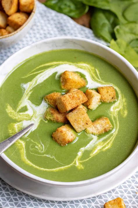 Cream Of Spinach Soup Recipe Food Network Yogitrition