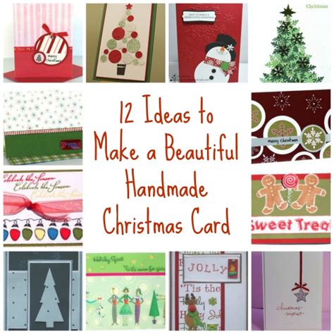 12 Ideas To Make A Beautiful Handmade Christmas Card —