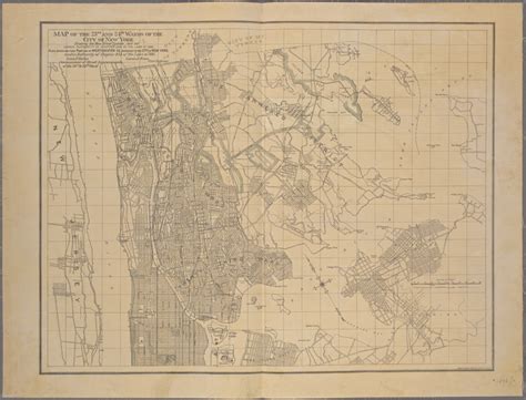 Map Of The 23rd And 24th Wards Of The City Of New York Nypl Digital