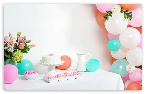 Birthday design resources · high quality aesthetic backgrounds and wallpapers, vector illustrations, photos, pngs, mockups, templates and art. Birthday Party Ultra HD Desktop Background Wallpaper for ...