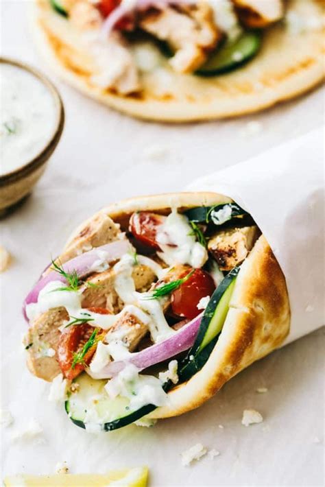 Homemade Chicken Gyro With Tzatziki The Recipe Critic Gyro Meat