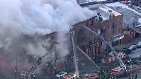 12 injured as fire burns through building in Van Nest section of the ...