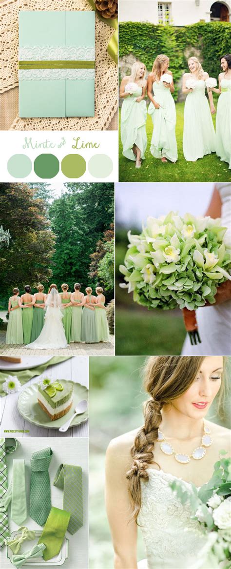 Pop of lime green color, chalkboards signs with hand written calligraphy, and an elegant wedding cake! Gorgeous Mint Invitation Inspired Wedding Color Combo ...