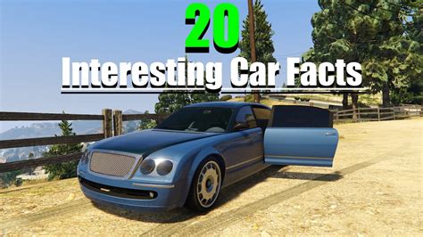 20 Interesting Car Facts You Probably Didnt Know In Gta Online Youtube