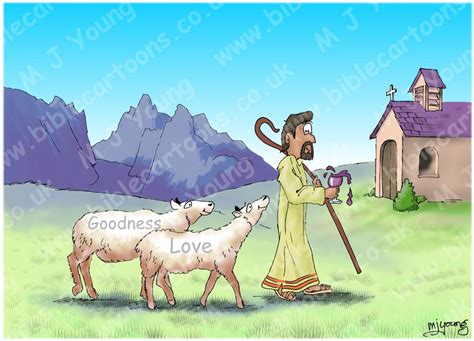 Bible Cartoons Psalm 23