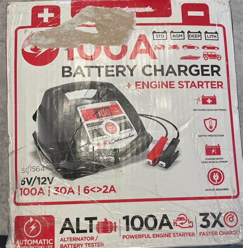 Schumacher Sc1281 612v Fully Automatic Battery Charger And 30100a