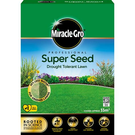 Miracle Gro® Professional Super Seed Drought Tolerant Lawn 1kg Carton